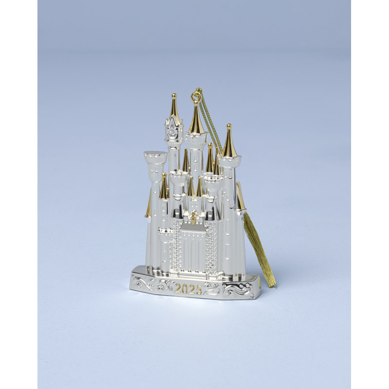 2025 Cinderella Castle Silverplate Ornament