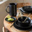 Over&Back Coupe Semi Hand-Finished Stoneware Appetizer Plates-99296342