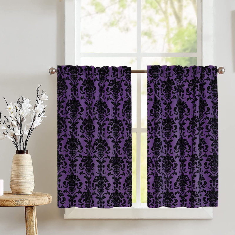 Rideaux Popeline, Prune