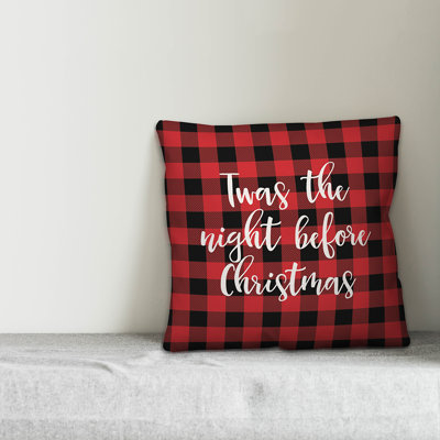 Plaid Throw Pillow