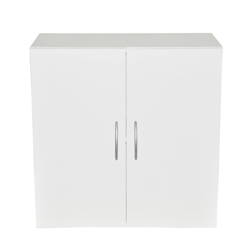 24 In. W X 12 In. D X 24 In. H Bathroom Storage Wall Cabinet In White Titanium