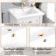 Meuble-lavabo de 20 po avec lavabo, pieds en bois massif, tiroir inclinable et armoire autoportante pour petite salle de bain-1546502060