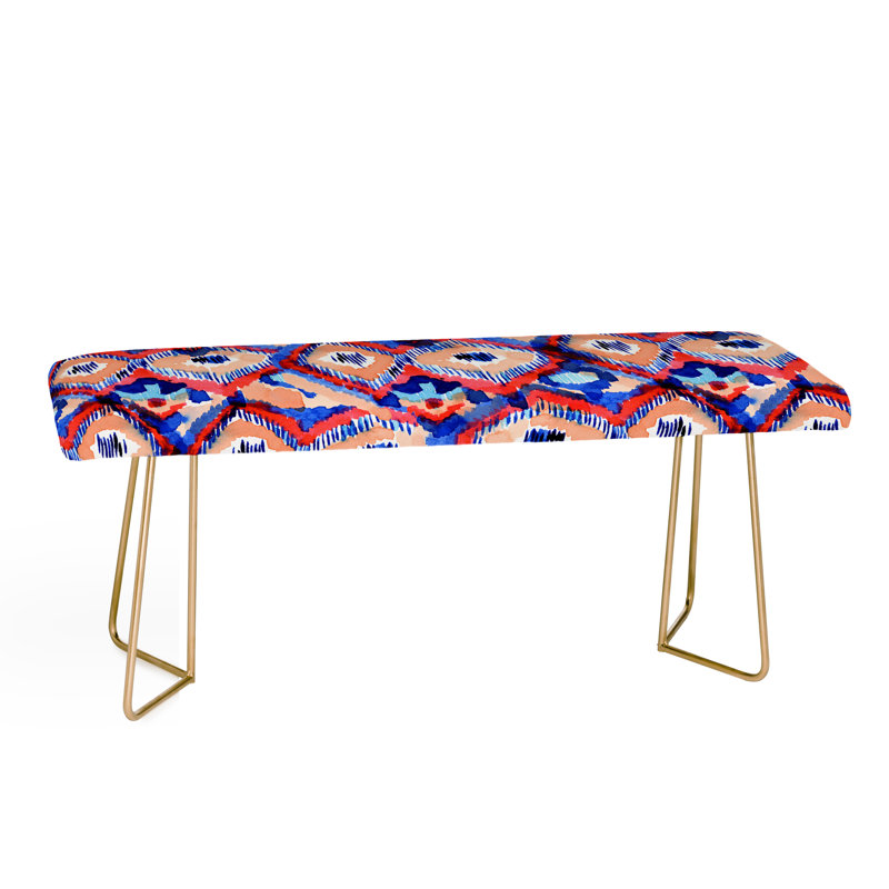 Faux Leather Upholstered Bench