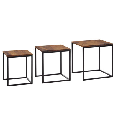 Farnhamville 1 - Piece Solid Wood Top Living Room Table Set