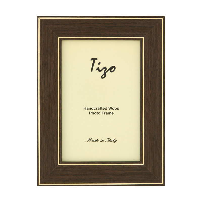 Wood Picture Frame, 4" x 6", Brown
