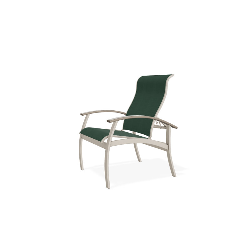 Chaise de patio Askar, Désert, Désert texturé, Vert forêt 22D Sunbrella® vert
