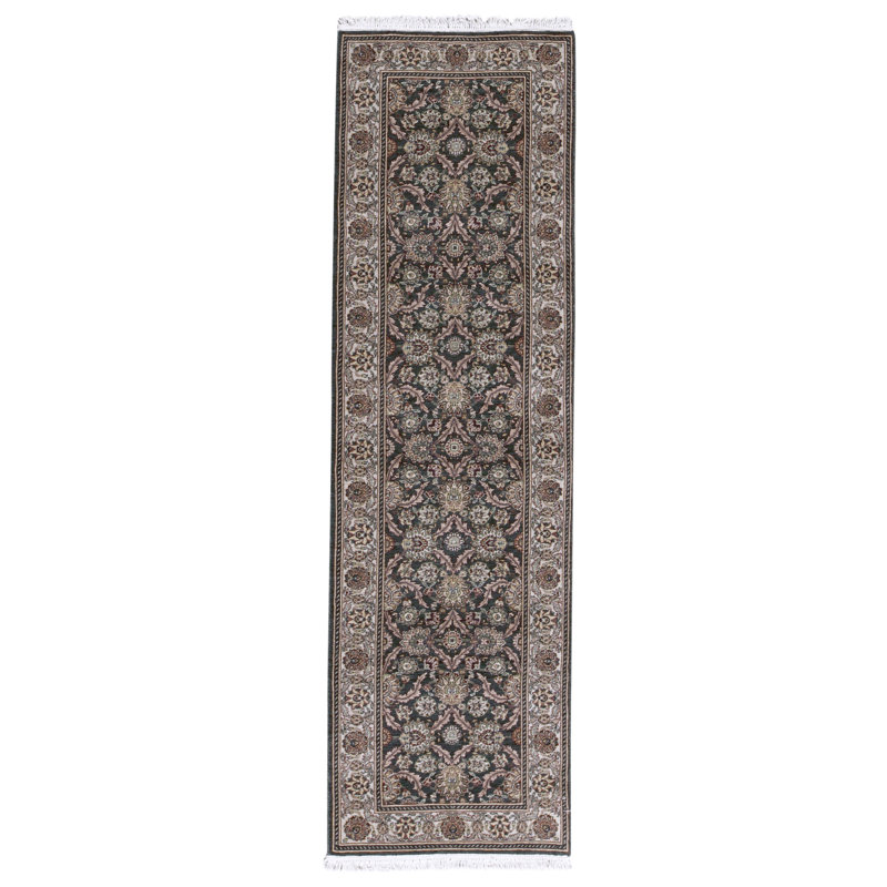 Tapis de couloir en laine noué à la main