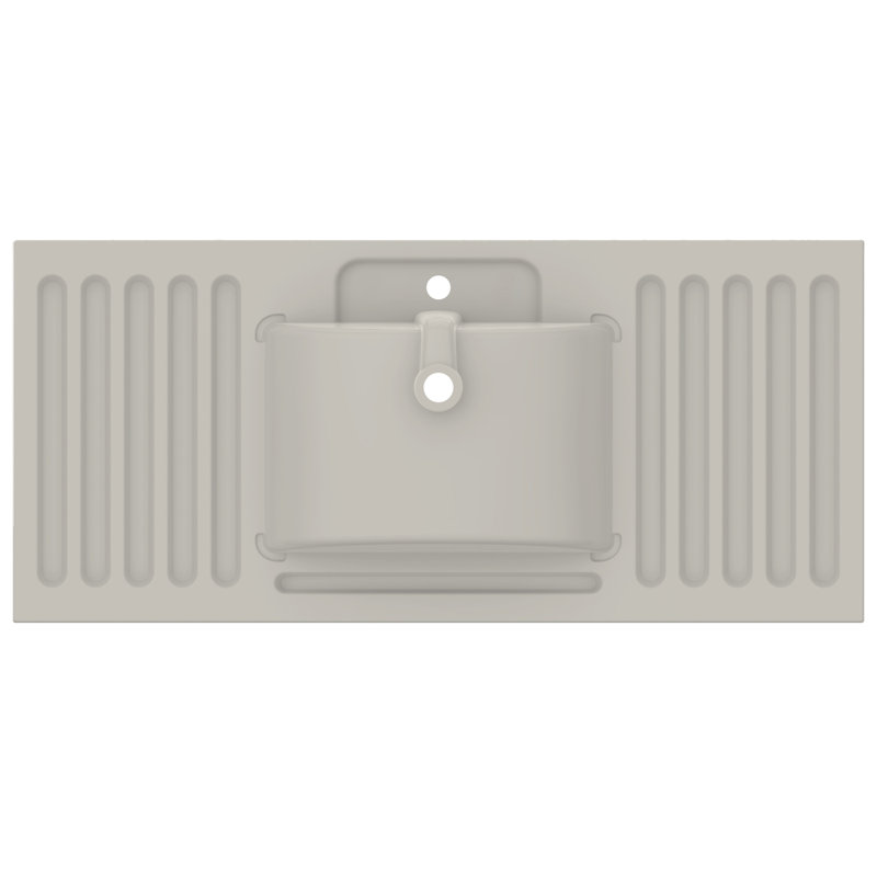 49'' Ceramic Top 3 cm thick White, Single