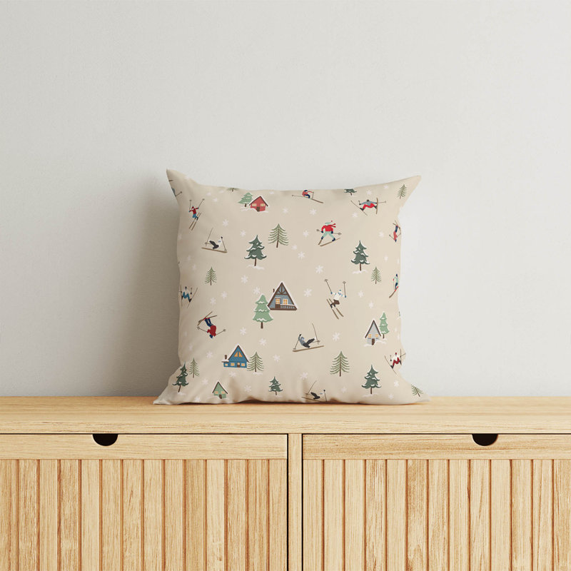 Coussin d'intérieur Downhill, Ivoire ivoire, Carré de 26 po