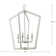 5 - Light Dimmable Square / Rectangle Chandelier
