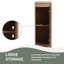 Armoire de rangement autoportante de 12 pouces pour salle de bain, portes à fermeture douce-899499054