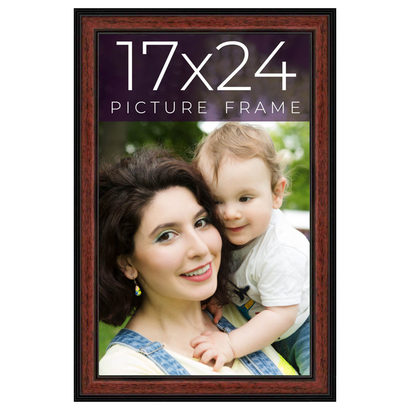 Cadre photo en bois massif Kaeley, L 17 po x H 24 po
