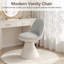 Faux Leather Swivel Accent Chair-885761770