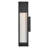 Small 14" Modern Outdoor Wall Sconce with Crackled Glass-122467655