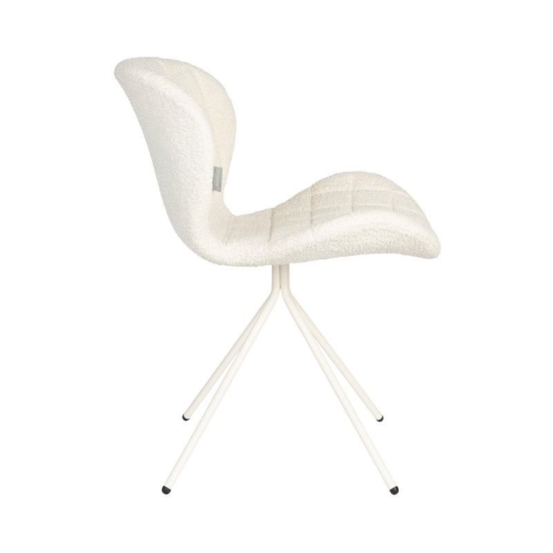 OMG Upholstered Dining Chair, Off White