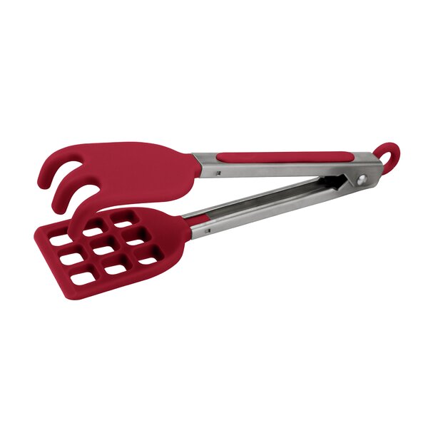 600 Heat Resistant Kitchen Tongs: 16 inch Extra Long Large Silicone Cooking  Tong with Sturdy Non Stick Rubber Tips & Non Slip Silicon Coated 18/8