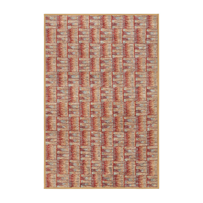 Tapis contemporain brun, Rectangle 7 pi x 10 pi