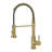 Single Hole Kitchen Faucet With Pull Out Sprayer Single Handle Kitchen Sink Faucets Commercial High Arc Stainless Steel Kitchen Basin Taps-102304223