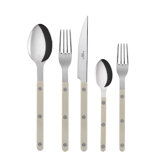 Bistrot Solid 5 - Piece Stainless Steel Flatware Set - Service for 1