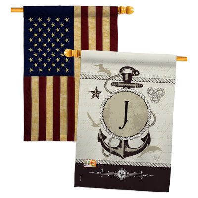 Drapeau de maison en polyester à 2 côtés 40 x 28 po