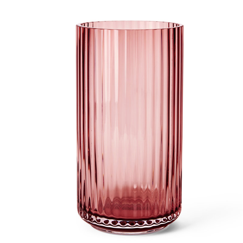 Jar, 8.1" H x 4.3" W x 4.3" D, Burgundy