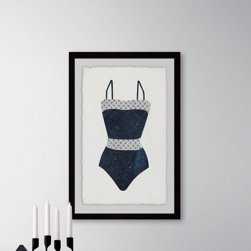 Fancy Monokini - Single Picture Frame Print, 91cm H x 61cm W x 4cm D