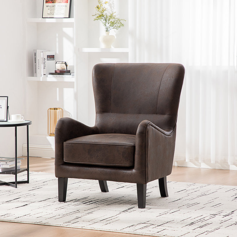 Fauteuil d'appoint à haut dossier 28 po