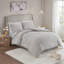 Ensemble de housse de couette en chenille de coton capitonnée 3 pièces très grand / très grand californien-119416983-119416984