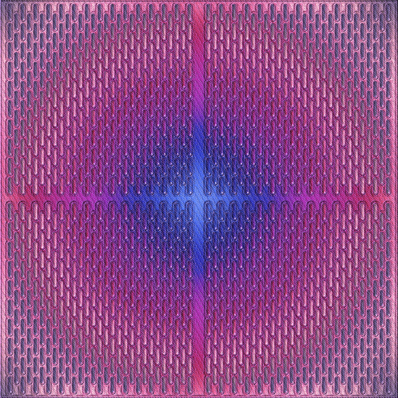 Tapis mauve / rose, Rectangle 2 pi x 3 pi