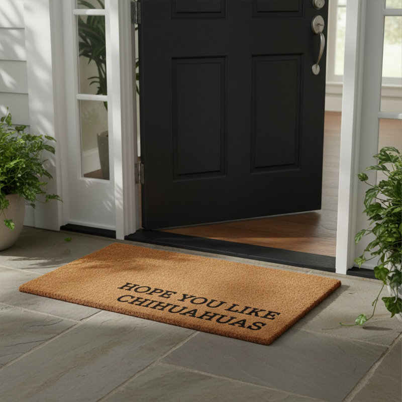 Hope You Like Chihuahuas Doormat, 17"x29", Chihuahuas, 17" x 29"