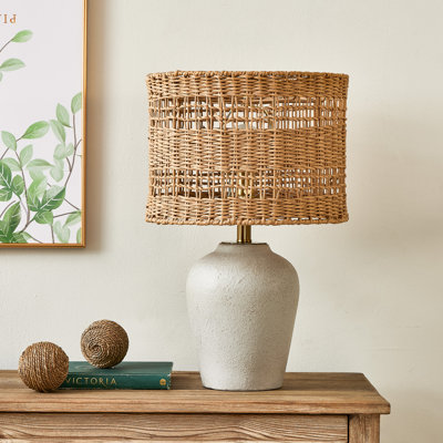Lampe de table 21 po Boho