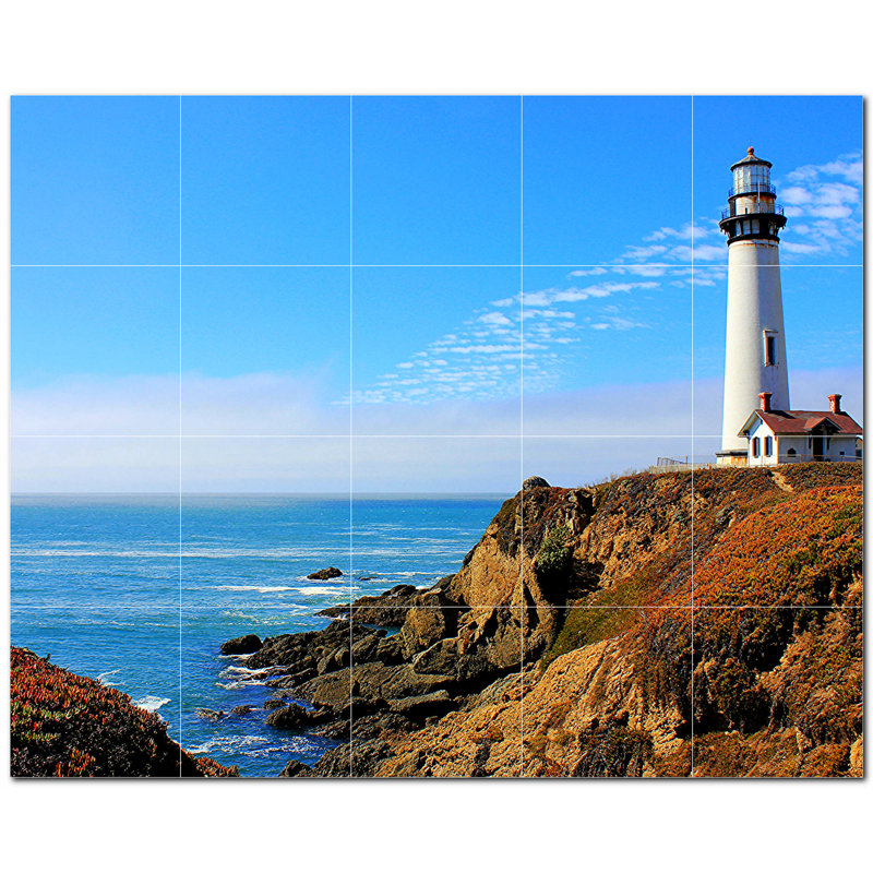 Murale décorative en céramique satinée 6 po x 6 po Langle