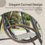 Patio Swing Chair, Outdoor Porch Swing With Adjustable Canopy And Durable Steel Frame-186486907