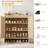 Modern Shoe Organizer for Entryway, Farmhouse Boho Wooden Shoe Storage Cabinet with Adjustable Shelves for Hallway, Living Room, Closet-340839324