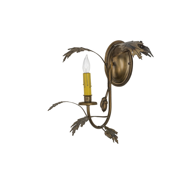 Rustic Lodge 1 - Light Candle Wall Light