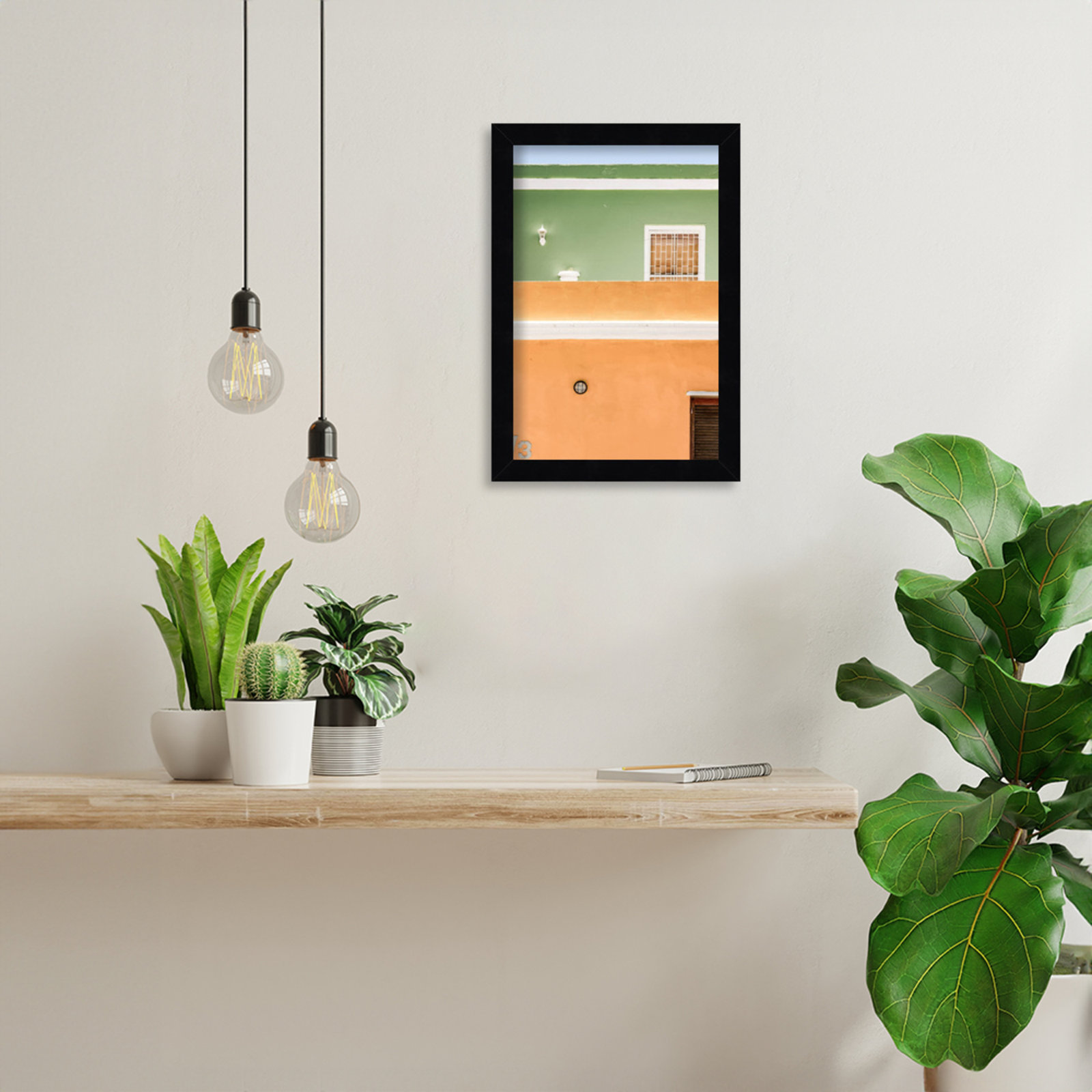 Piara "Joy House" Print by Shot by Clint, Black, 13" H x 9" W
