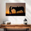 Lelar Cowboy debout avec son cheval-107847121