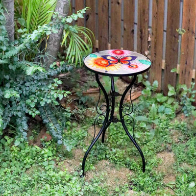 Willimantic Round Outdoor Side Table - 30.5 cm W 30.5 cm D