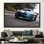 Art sur toile Ford Mustang - Cadeau idéal pour les amateurs de voitures et parfait pour la décoration de garage