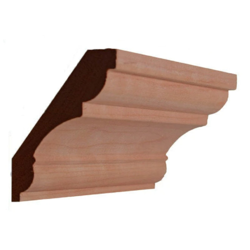 Couronne EWCR20 sans finition, Cerisier, H 3,625 po x l 0,75 po x P 42 po