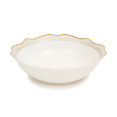 House Of Hampton® Arete Bone China Salad Bowl