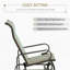 Fauteuil oscillant d'extérieur Outsunny