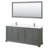 Deborah 80'' Double Bathroom Vanity with Marble Top-97811015-97811017-97811526