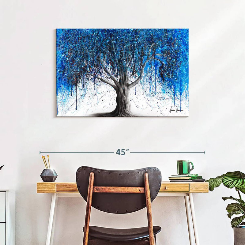 Harnek Blue Moonlight Tree, 24" H x 36" W