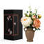 Arrangement de soie dans un vase
