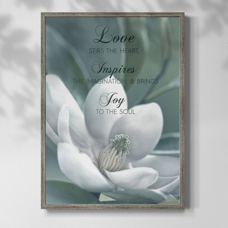 Joy to the Soul Framed Print - Solid Wood, 11" H x 9" W