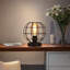 Karnes 1-Light Black Metal Table Lamp