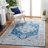 Aurich 851 Area Rug In Navy / Grey-1324864412