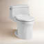 Toilette ronde une pièce San Souci ™ à économie d'eau de 1,28 GPF (siège inclus)-14063074