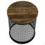 Table d'appoint naturelle et noire